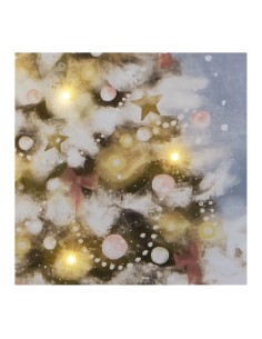 Tela da appendere Albero di Natale con LED 90 x 200 cm 2