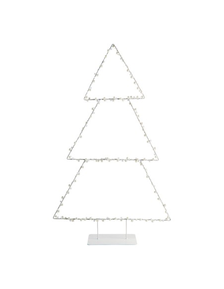 Albero luminoso LED perle e metallo H 80 cm