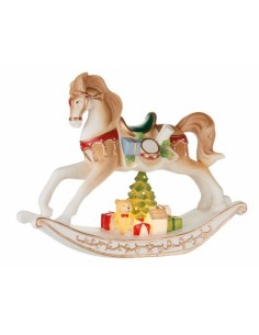 Cavallo A Dondolo con Led Principe della Fantasia 29x9x22h cm