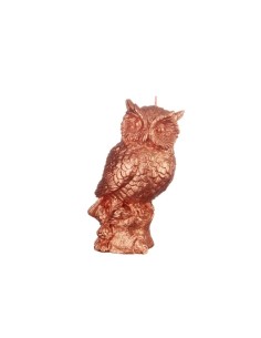 Candela Gufo Rame incantesimi / Pigne e Gufi 9,5x8x15h cm