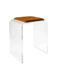 Vesta Home - Sgabello Jago·arancione·41,5 X 33 X 50 H Th. 15 Mm 2