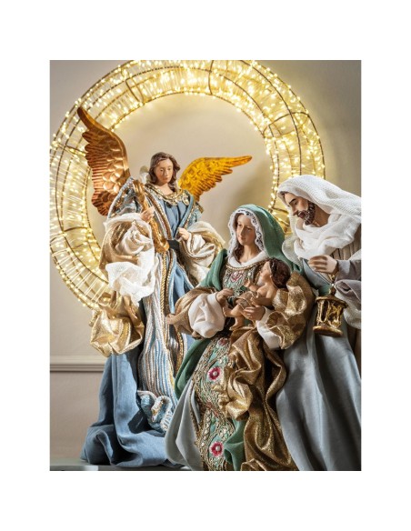 Corona Piccola con 960 Micro Led Ghirlanda di Stelle Ø45 cm