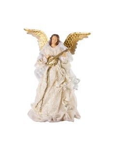 Angelo con Liuto Canto Celeste 36x20x48h cm
