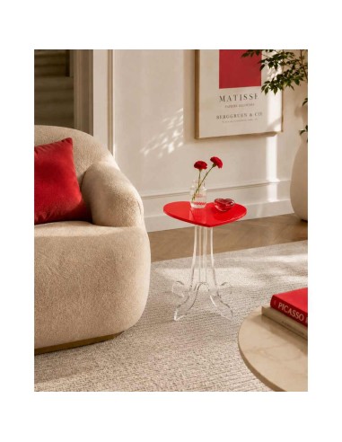 Lovia Tavolino Red 40x35x42h cm