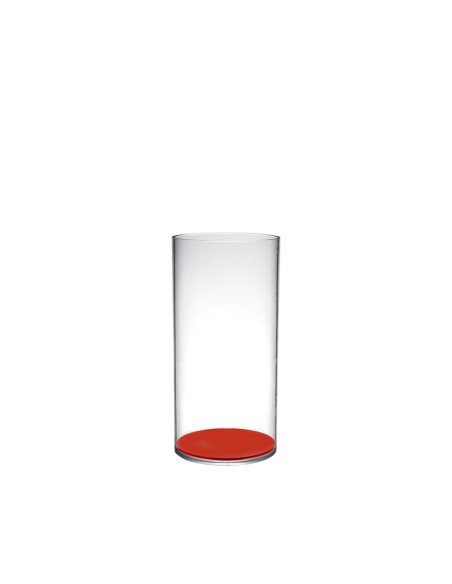 Tubitu Vaso Small Rosso 12x12x25,5h cm