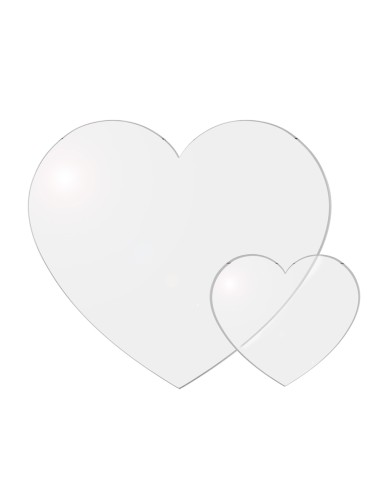 Lovia Set Sottopiatto E Sottobicchiere Trasparente 37x0,6x35h cm