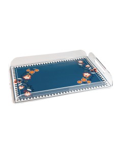 Vesta Home - Vassoio Rettangolare Armonia·ottanio·30,5 X 45 X 5 H Cm Th. 4 Mm