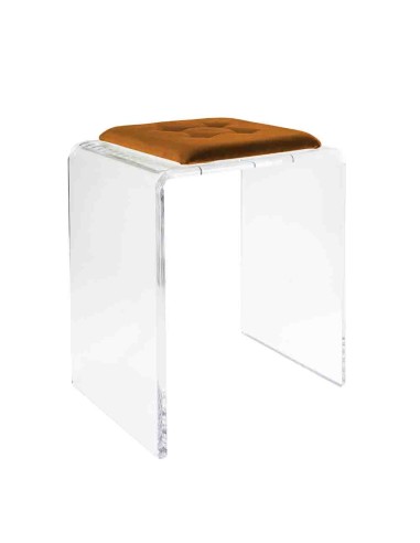 Vesta Home - Sgabello Jago·arancione·41,5 X 33 X 50 H Th. 15 Mm