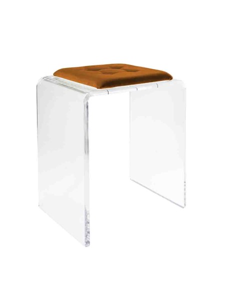 Vesta Home - Sgabello Jago·arancione·41,5 X 33 X 50 H Th. 15 Mm