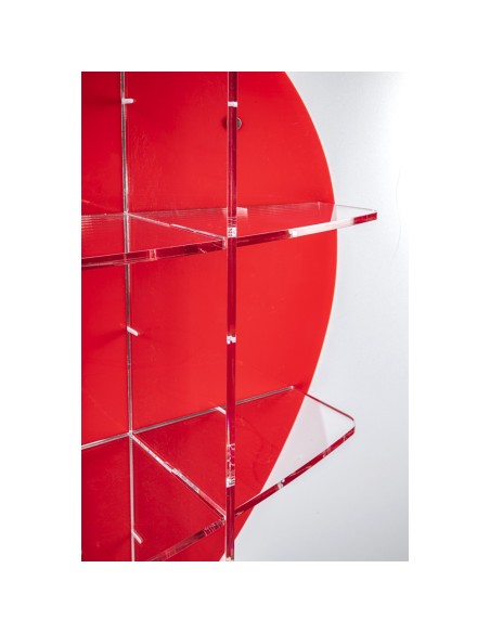 Lovia Libreria Red 104x19x94h cm
