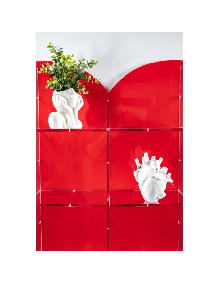 Lovia Libreria Red 104x19x94h cm