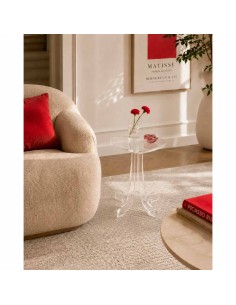 Lovia Tavolino Trasparente 40x35x42h cm 2