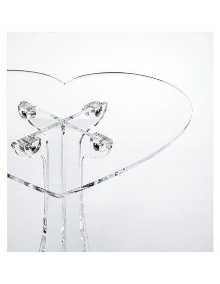 Lovia Tavolino Trasparente 40x35x42h cm