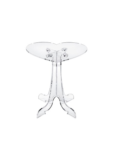 Lovia Tavolino Trasparente 40x35x42h cm