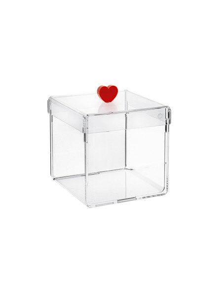 Lovia Box Small Rosso 17,5x17,5x20h cm