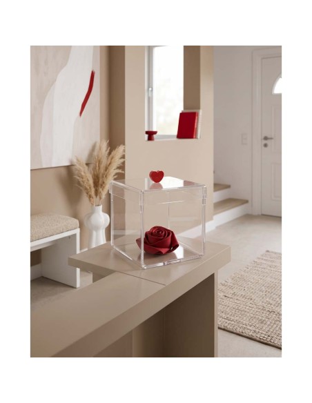 Lovia Box Small Rosso 17,5x17,5x20h cm
