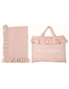 Mi Chiamano Mimì Microfibra boutis piazza singola rosa cipria con gala cm   180 x 260