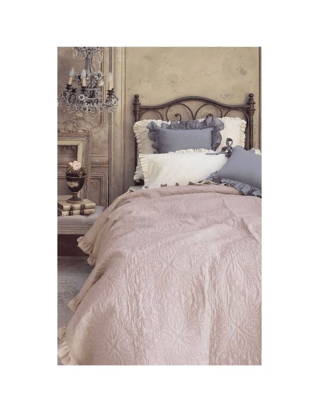 Mi Chiamano Mimì Microfibra boutis matrimoniale beige con gala, cm  260 x 260