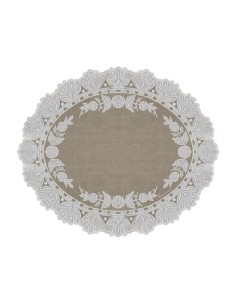 Tovaglietta in vinile effetto pizzo, cm 42 x 35