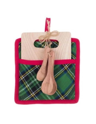 Presina con tagliere e mestolini MADISON AVENUE cm 20 x 20