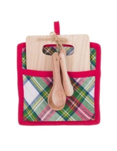 Presina con tagliere e mestolini MADISON AVENUE cm 20 x 20 2