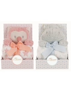 Pile cm 100x75 con peluche cm 25 100% poliestere in scatola
