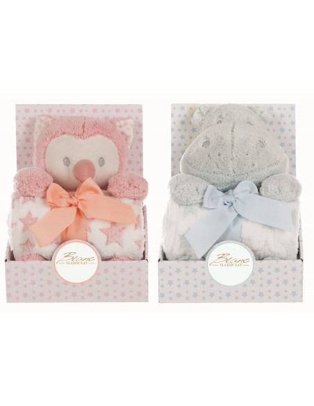 Pile cm 100x75 con peluche cm 25 100% poliestere in scatola
