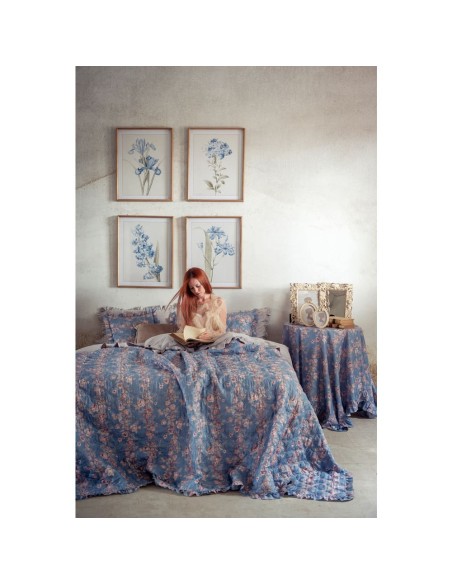 Boutis matrimoniale con gala 180GSM cm 260x260