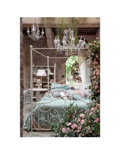 Collezione Sentimento Cuscino a Cuore con rose cm 45 x 45 100% cotone 2