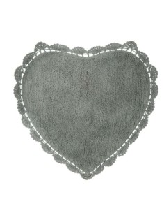 Crochet Lovers tappeto con crochet Cuore cm 50 x 65, 100% cotone 2