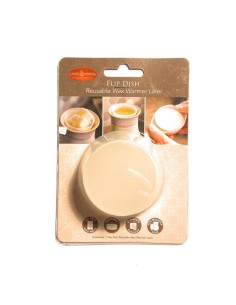 CANDLE WARMERS® Ciotola in silicone per cera bianco per cera di soia diam. 5/6,5 x 2,5 h cm 2