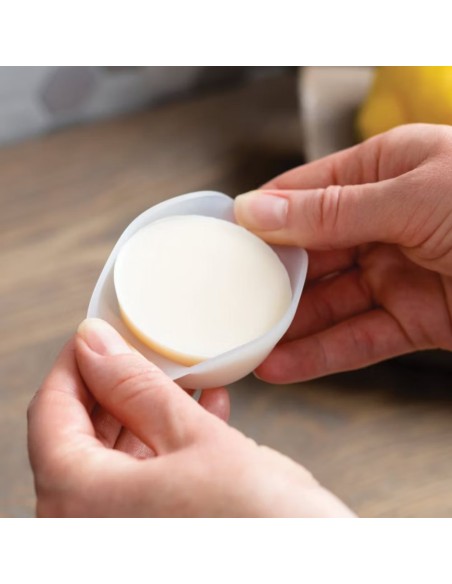 CANDLE WARMERS® Ciotola in silicone per cera bianco per cera di soia diam. 5/6,5 x 2,5 h cm