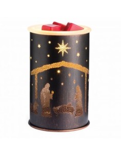 CANDLE WARMERS® Lampada scaldacera NATIVITY elettrica in metallo