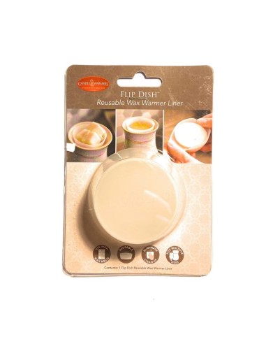 CANDLE WARMERS® Ciotola in silicone per cera bianco per cera di soia diam. 5/6,5 x 2,5 h cm