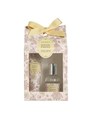 Cofanetto profumato acqua di toilette 30 ml e baume mani 30 ml - Soleil Pastel