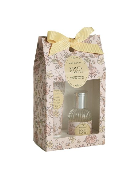 Cofanetto profumato acqua di toilette 30 ml e baume mani 30 ml - Soleil Pastel