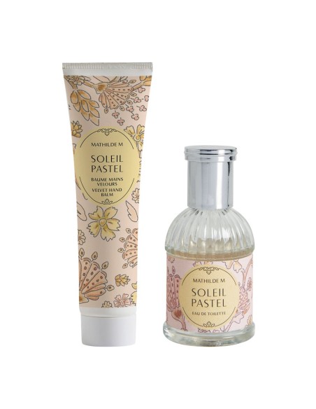 Cofanetto profumato acqua di toilette 30 ml e baume mani 30 ml - Soleil Pastel