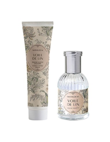 Cofanetto profumato eau de toilette 30 ml e baume per le mani 30 ml - Voile di Lin