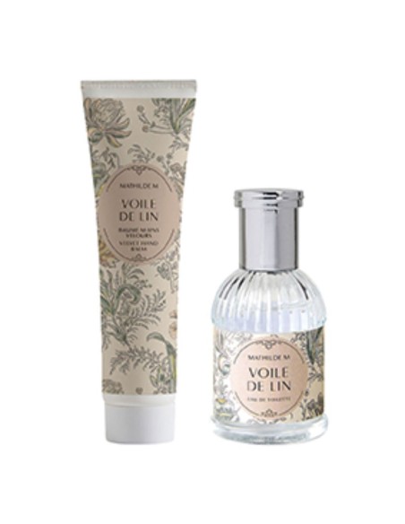 Cofanetto profumato eau de toilette 30 ml e baume per le mani 30 ml - Voile di Lin