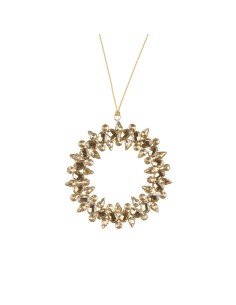 Pendente Corona Fiocchi di Ghiaccio Ø13 cm