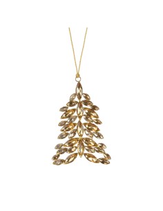 Pendente Albero Fiocchi di Ghiaccio 10x14h cm