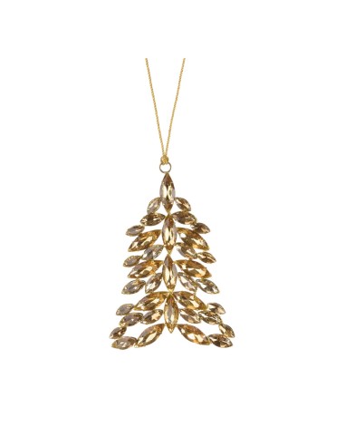 Pendente Albero Fiocchi di Ghiaccio 10x14h cm