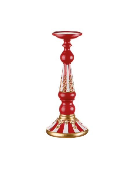 Candelabro Basso da Appendere Festa in Rosso Ø13x31h cm