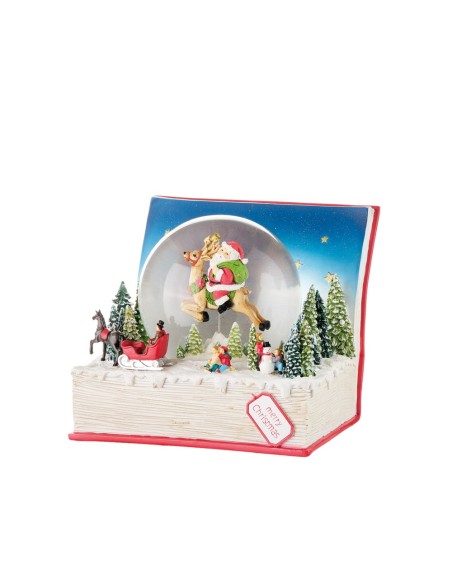 Boule De Neige Libro con Carillon I Sogni Dei Piccoli 18x16,5x17h cm
