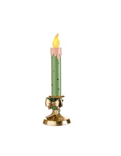 Candelabro Basso con Led Luce di dicembre Ø11x35h cm