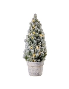 Albero Alto con 40 Led Foresta innevata Ø22x60h cm