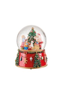 Boule De Neige con Musica, Led e Movimento continuo della Neve Liete Sinfonie Ø16x20h cm