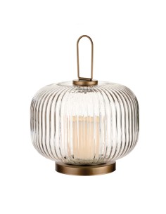 Lanterna Grande con Led Sentieri di Luce Ø24x21h cm