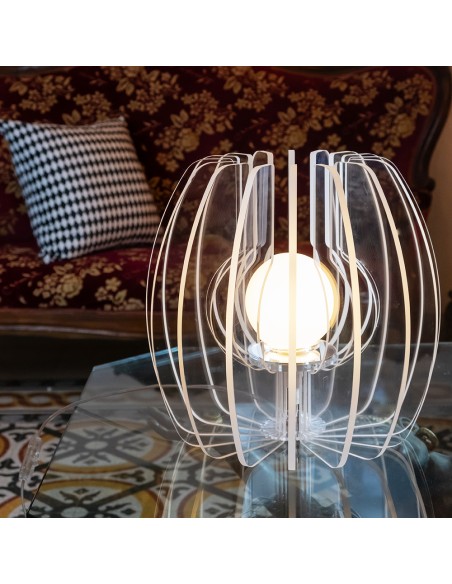 Vesta Home - Lampada Grande - Iride·trasparente·ø20 X 33 H Cm Th 8 Mm