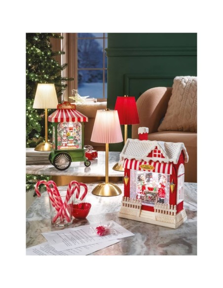 Lampada da Tavolo Led Usb, Bianca Romantica Atmosfera Ø11,5x30h cm